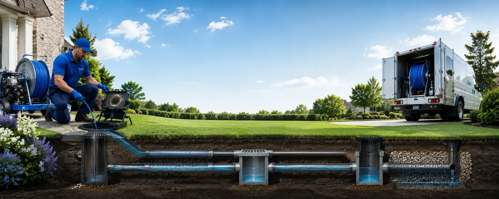 Outdoor drain cleaning information for Vernon, VT